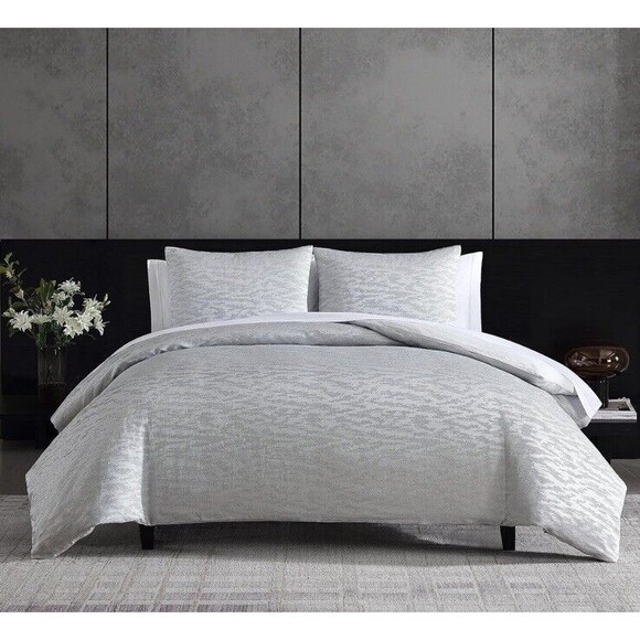 Vera Wang Illusion 3-Piece Queen Duvet Cover Set - Picture 1 of 8